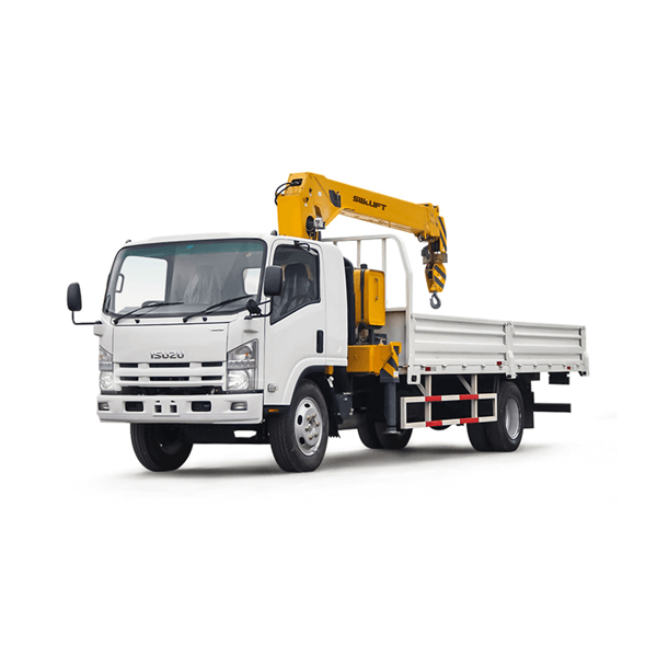 Gru elettrica montata su camion