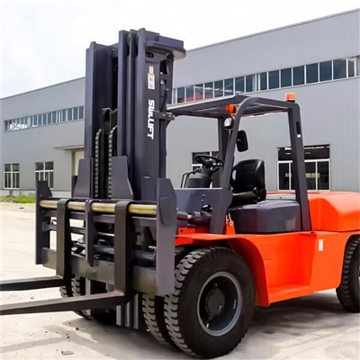 Carrello elevatore diesel idraulico da 5 tonnellate