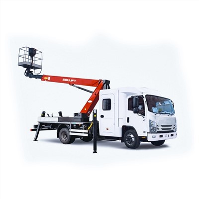 Autocarro con piattaforma aerea